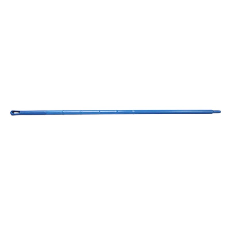 FBK - Ergonomische handgreep uit één stuk, HACCP-gecertificeerd - Blauw - Ø32 mm x 1500 mm